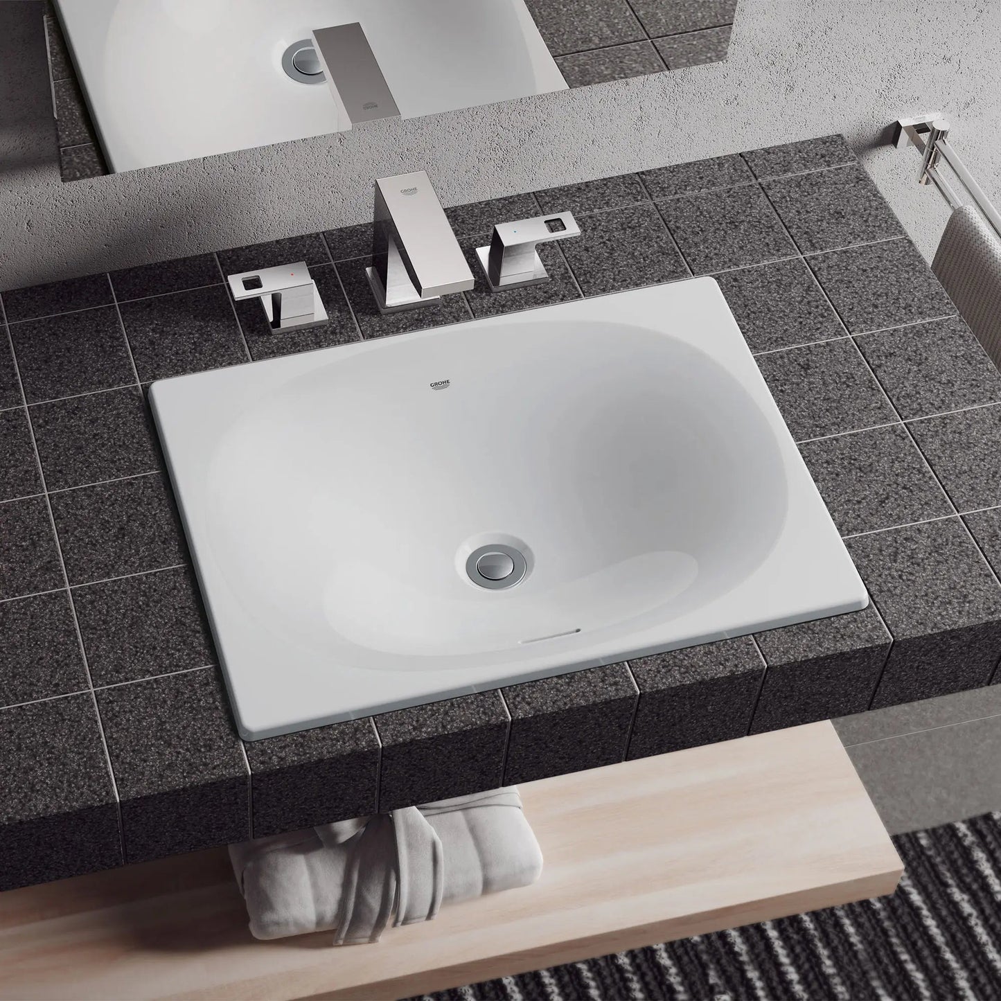 Grohe Eurocube Under Counter 21" Bathroom Sink