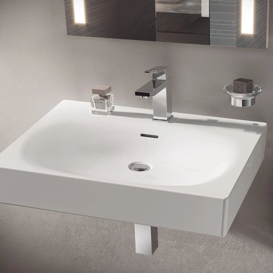 Grohe Eurocube Wall Mount 24" Bathroom Sink, 1-Hole - 39656