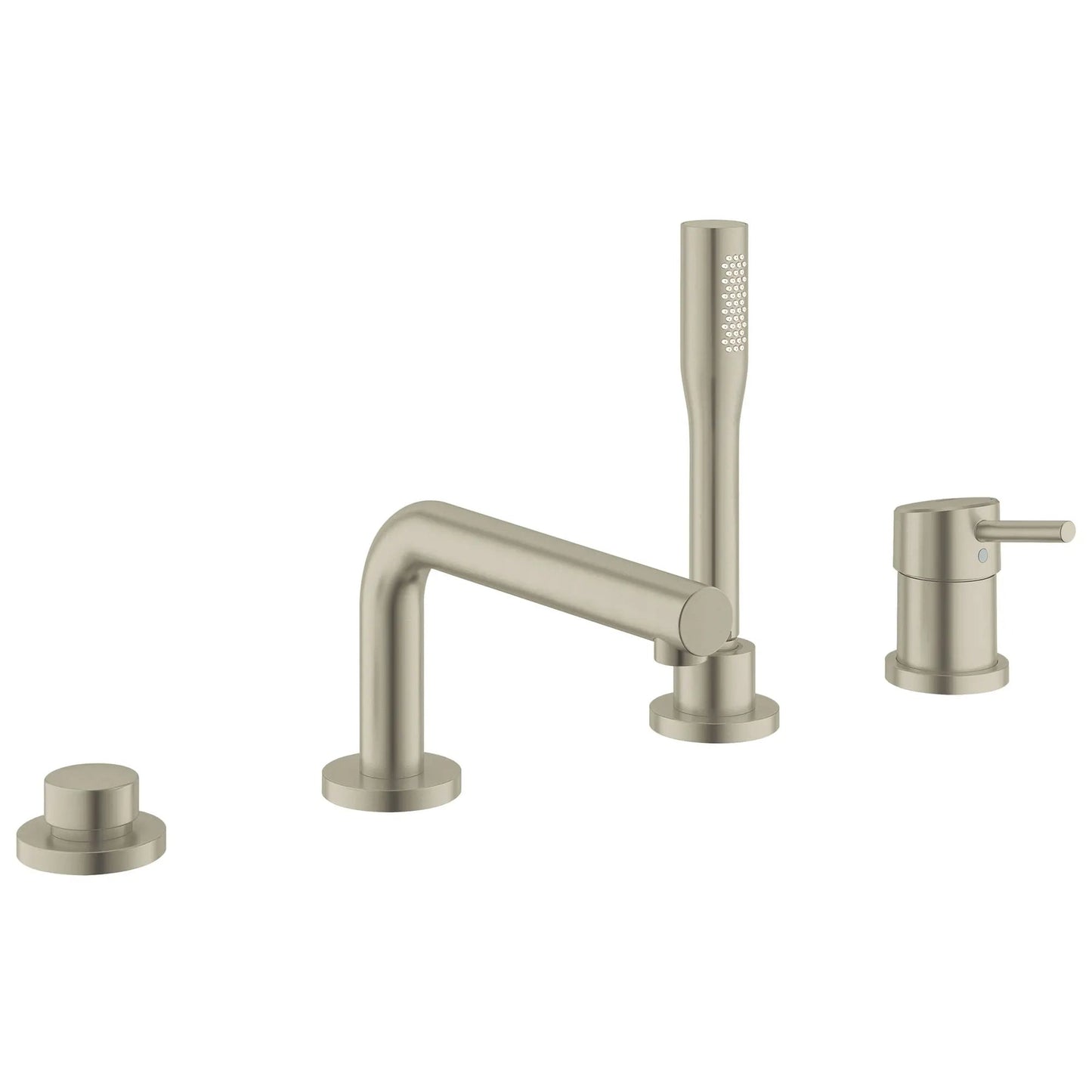 Grohe Concetto 4-Hole Single-Handle Deck Mount Roman Tub Faucet 1.75 GPM Hand Shower