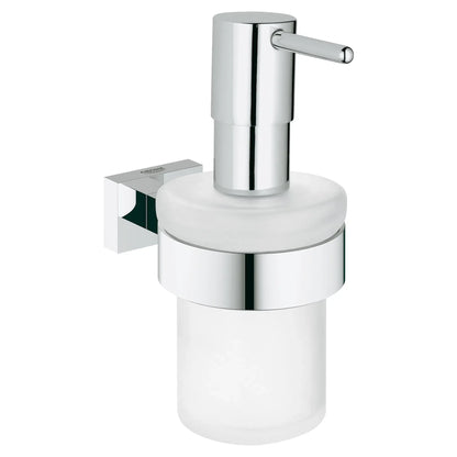 Grohe Essentials Cube Soap Dispenser with Holder - 40756
