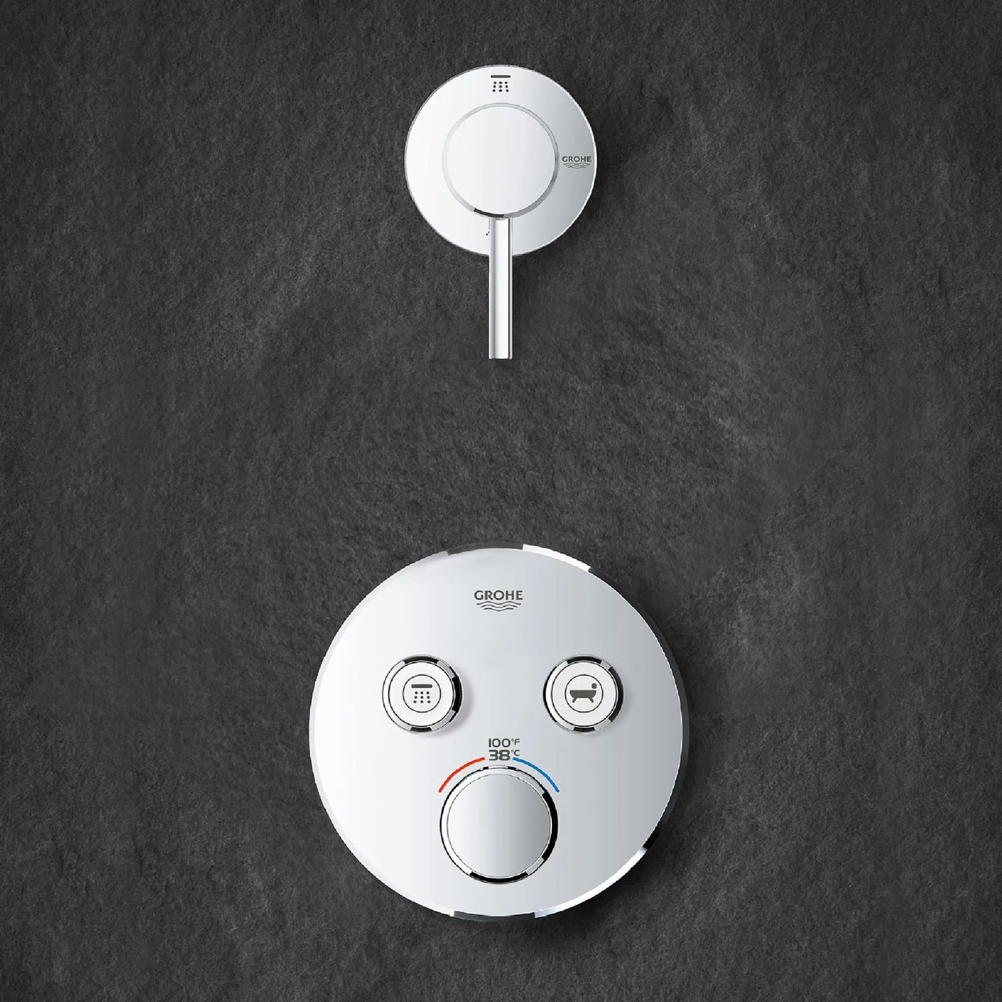 Grohe Grohtherm SmartControl Dual Function Thermostatic Valve Trim - 29137
