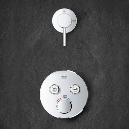 Grohe Grohtherm SmartControl Dual Function Thermostatic Valve Trim - 29137