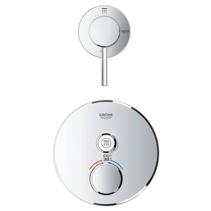 Grohe Grohtherm SmartControl Single Function Thermostatic Valve Trim - 29136