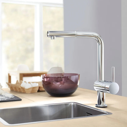 Grohe Minta Single-Handle Pull-Out Kitchen Faucet Single Spray 1.75 GPM with Touch Technology - 30218