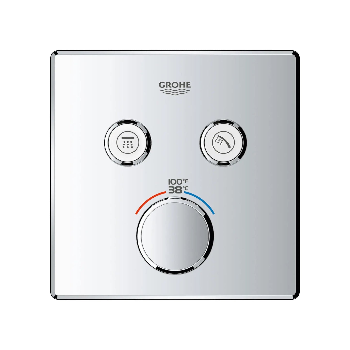 Grohe Grohtherm SmartControl Dual Function Thermostatic Valve Trim - 29141