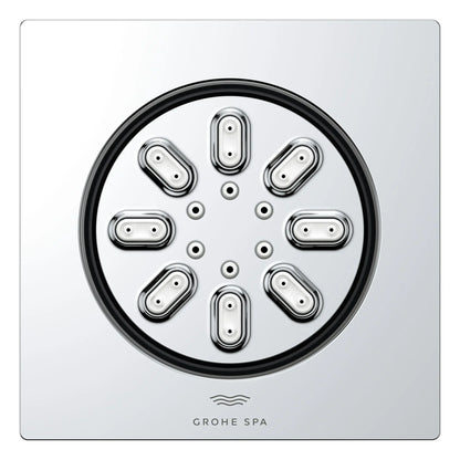 Grohe Rainshower Aqua Body Spray, Square - 2 Sprays, 0.9 GPM (3.4 L/min) - 26845
