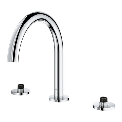 Grohe Atrio New 3-Hole 2-Handle Deck Mount Roman Tub Faucet without Handles - 25273