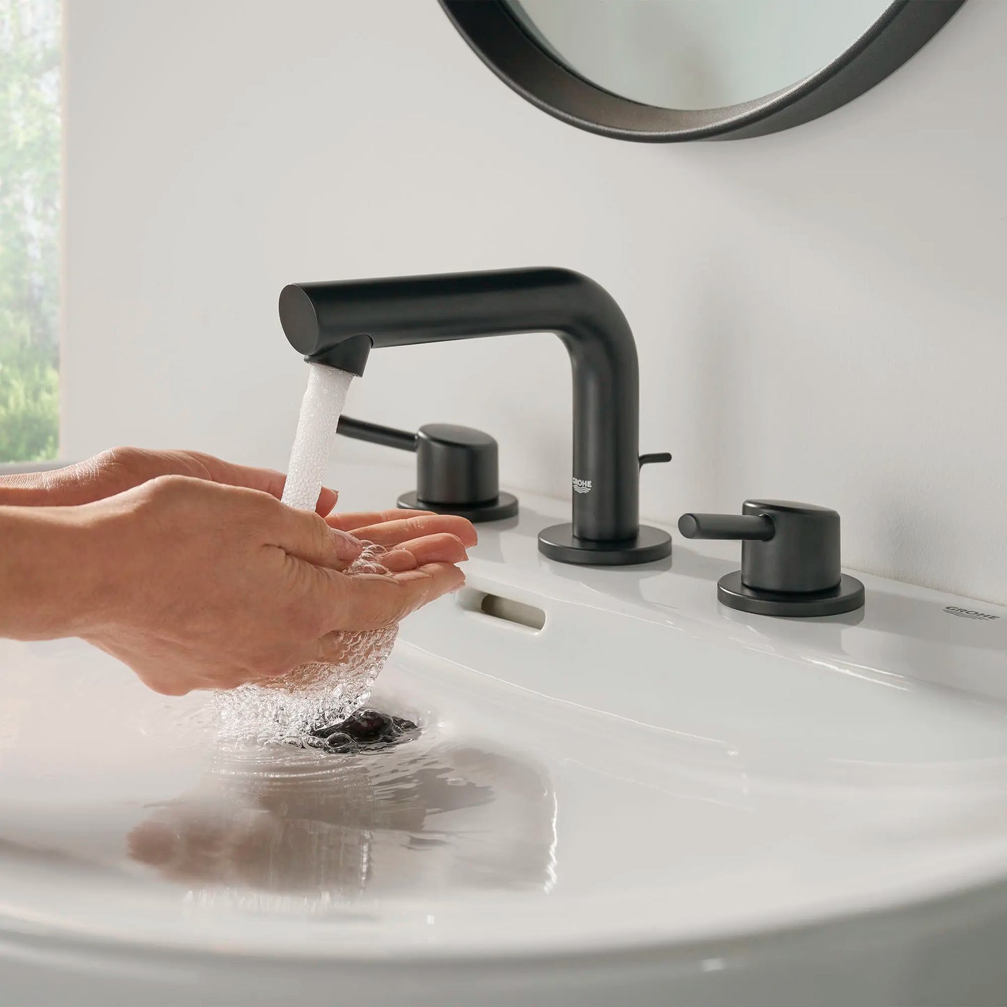 Grohe Concetto 8" Widespread 2-Handle S-Size Bathroom Faucet 4.5 L/min (1.2 GPM) - 20572