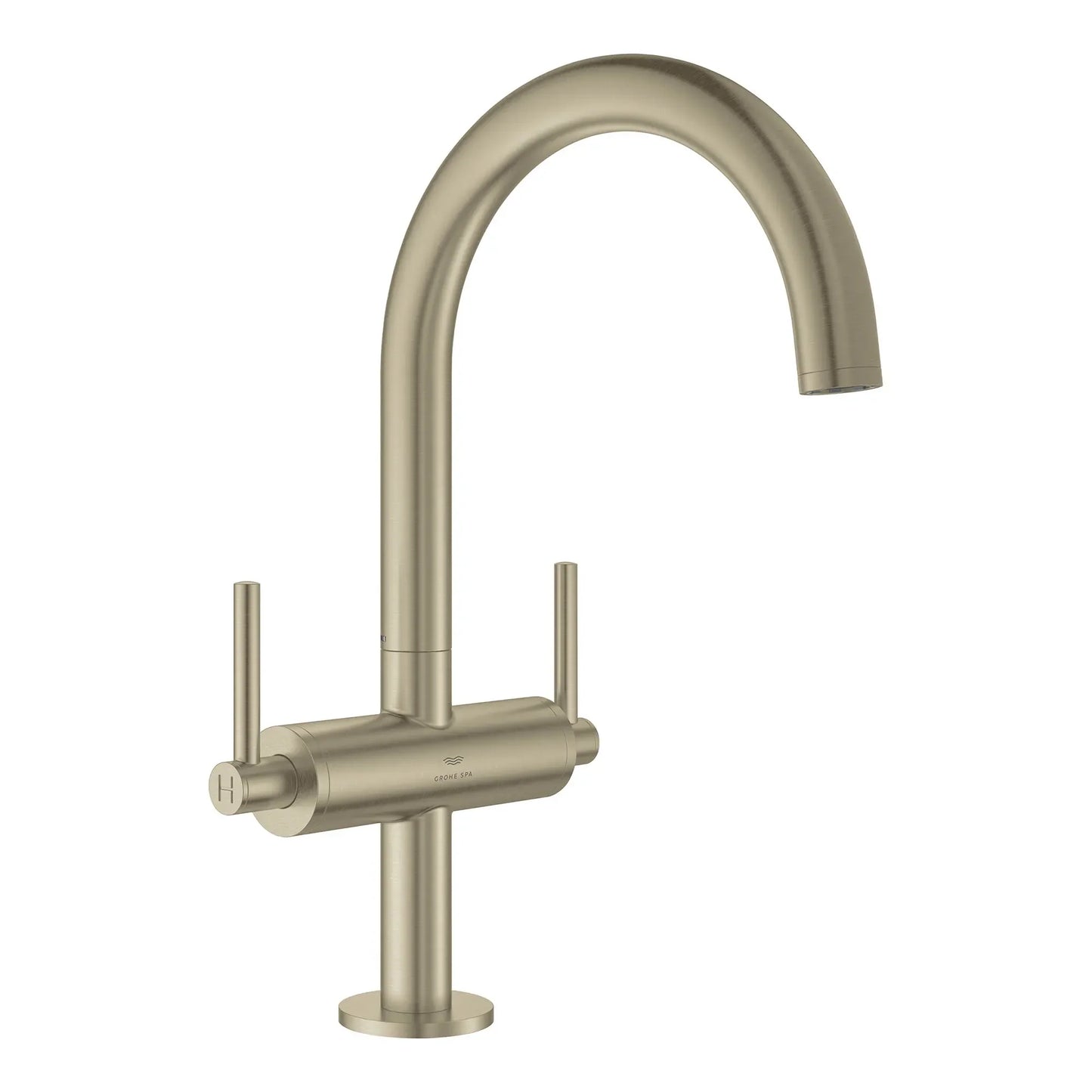 Grohe Atrio New Single Hole Two-Handle L-Size Bathroom Faucet without Handles, 1.2 GPM (4.5 L/min) - 21146