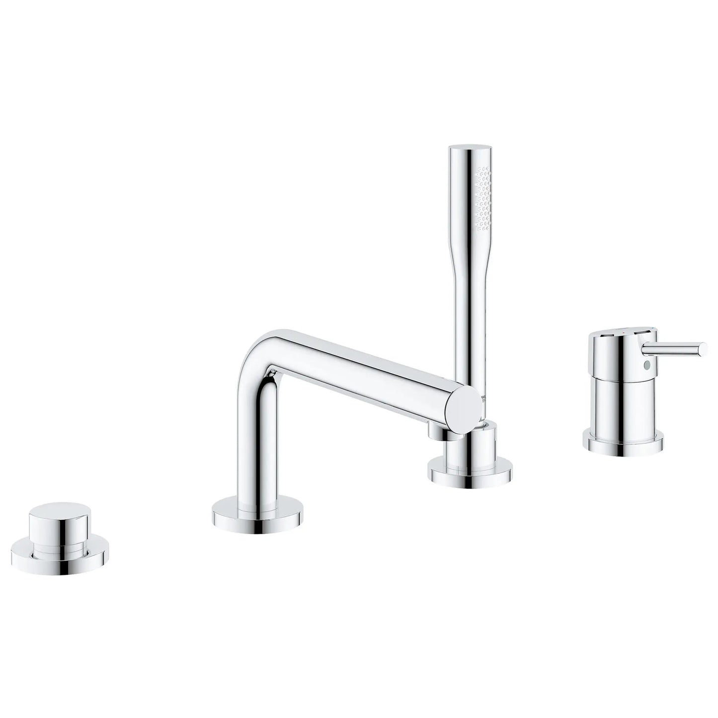 Grohe Concetto 4-Hole Single-Handle Deck Mount Roman Tub Faucet 1.75 GPM Hand Shower