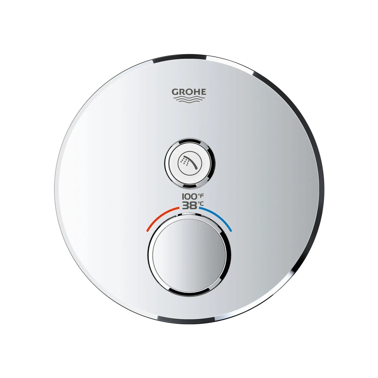 Grohe Grohtherm SmartControl Single Function Thermostatic Valve Trim - 29136