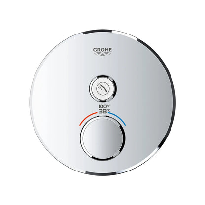 Grohe Grohtherm SmartControl Single Function Thermostatic Valve Trim - 29136