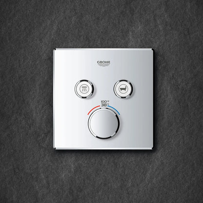 Grohe Grohtherm SmartControl Dual Function Thermostatic Valve Trim - 29141