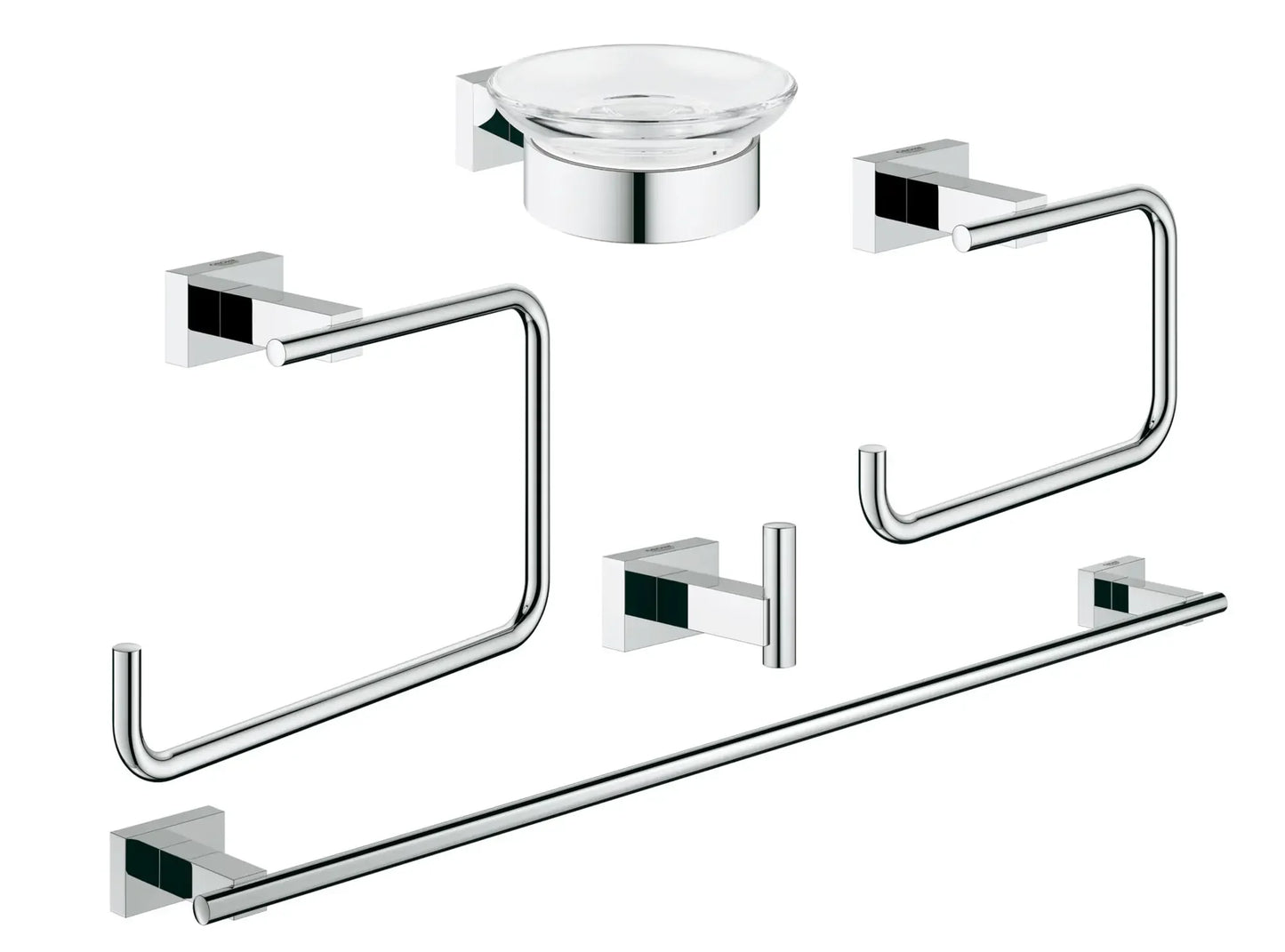 Grohe Essentials Cube 5-in-1 Accessory Set - 40758