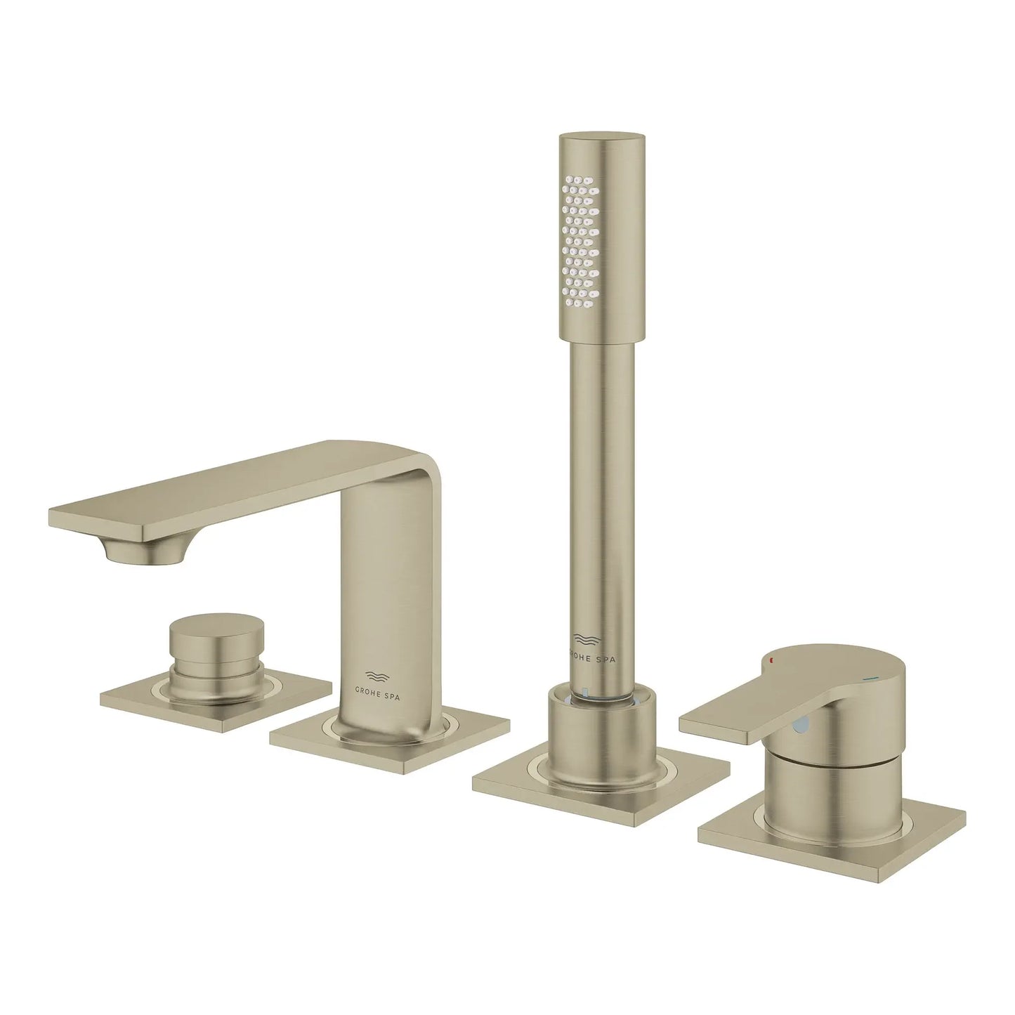 Grohe Allure New 4-Hole Single-Handle Deck Mount Roman Tub Faucet With 1.75 GPM Hand Shower