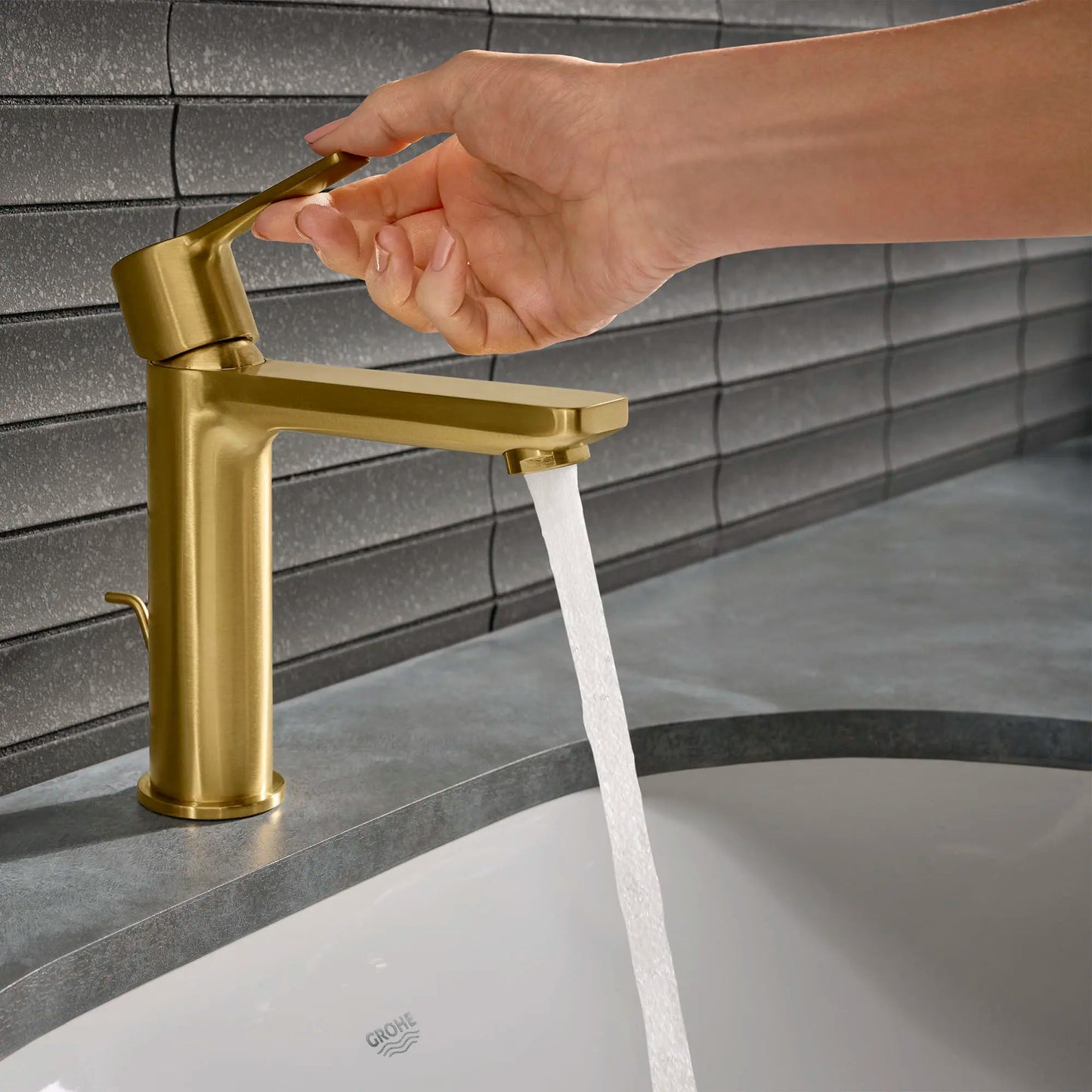 Grohe Lineare Single Hole Single-Handle S-Size Bathroom Faucet 4.5 L/min (1.2 gpm) - 23794