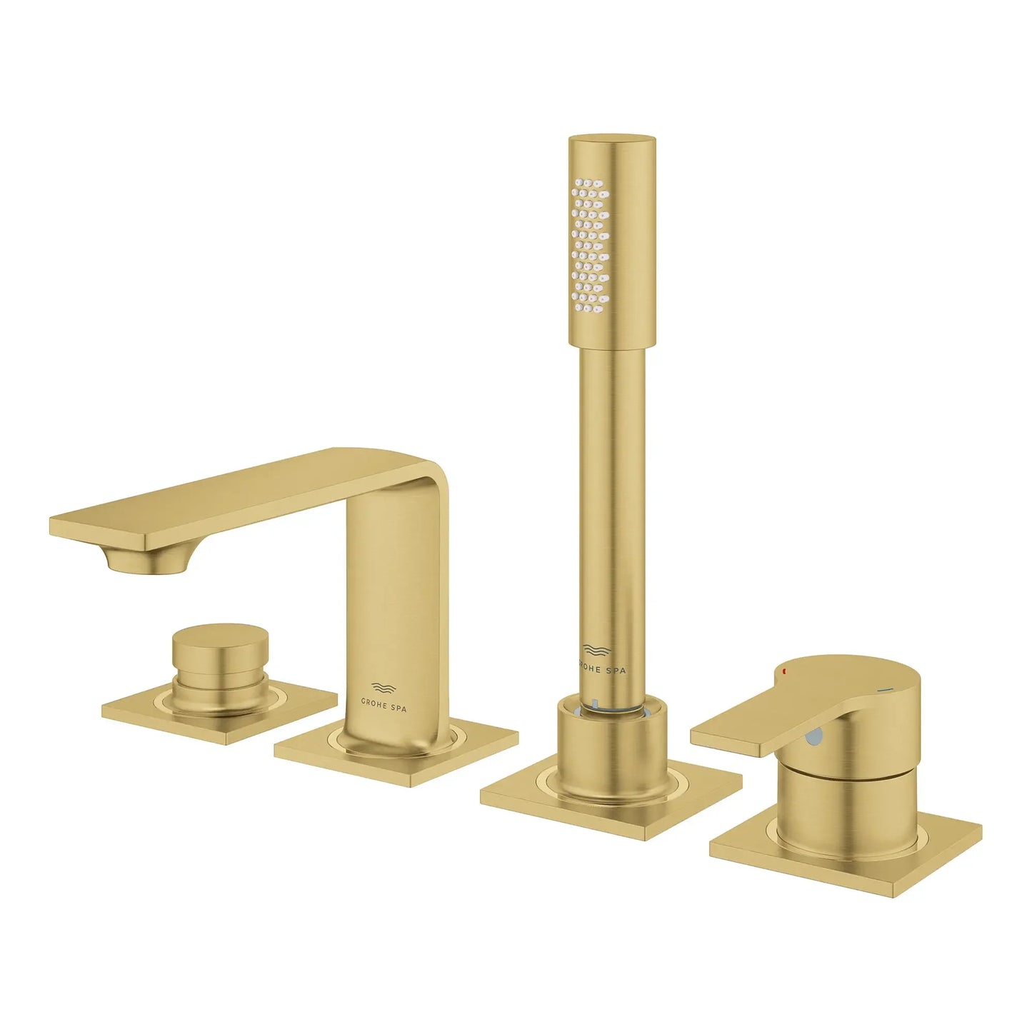 Grohe Allure New 4-Hole Single-Handle Deck Mount Roman Tub Faucet With 1.75 GPM Hand Shower