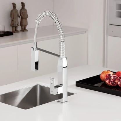Grohe Eurocube Single-Handle Semi-Pro Dual Spray Kitchen Faucet 1.75 GPM
