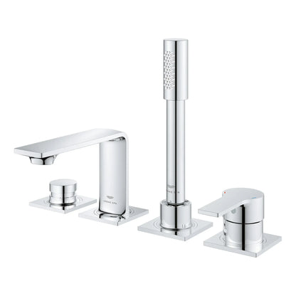 Grohe Allure New 4-Hole Single-Handle Deck Mount Roman Tub Faucet With 1.75 GPM Hand Shower
