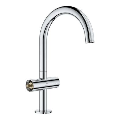 Grohe Atrio New Single Hole Two-Handle L-Size Bathroom Faucet without Handles, 1.2 GPM (4.5 L/min) - 21146