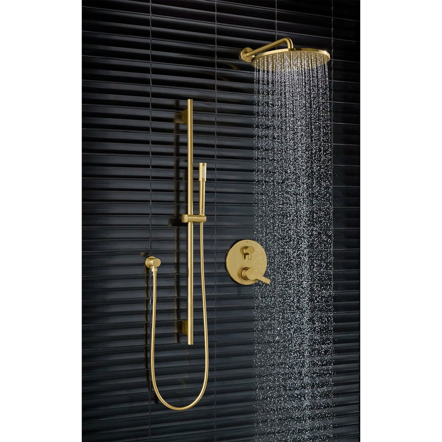 Grohe Rainshower 310 Mono Shower Head, 12" - 1 Spray, 6.6 L/min (1.75 gpm) - 26569