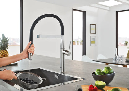 Grohe Essence Single-Handle Semi-Pro Dual Spray Kitchen Faucet (1.75 gpm) - 30295