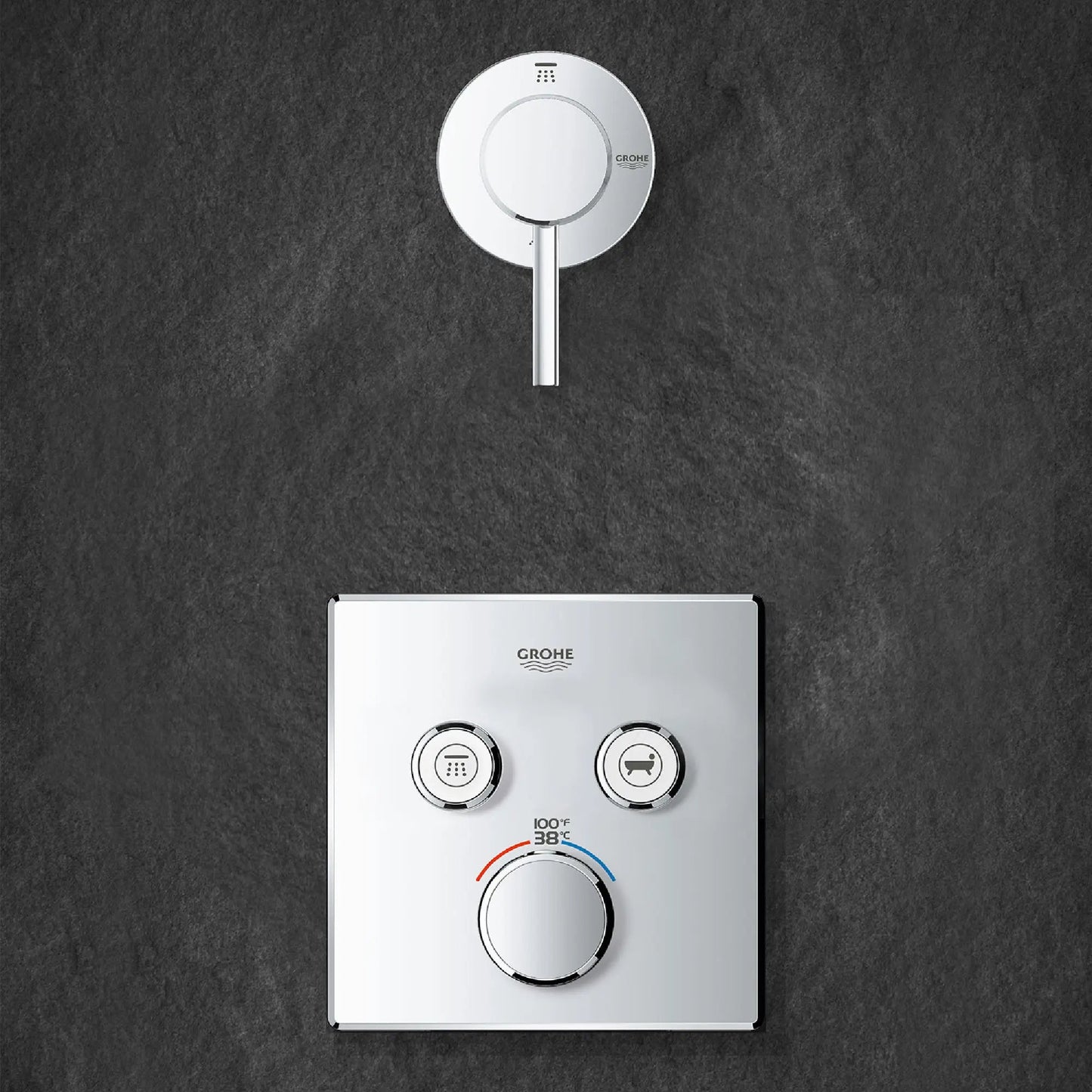Grohe Grohtherm SmartControl Dual Function Thermostatic Valve Trim - 29141