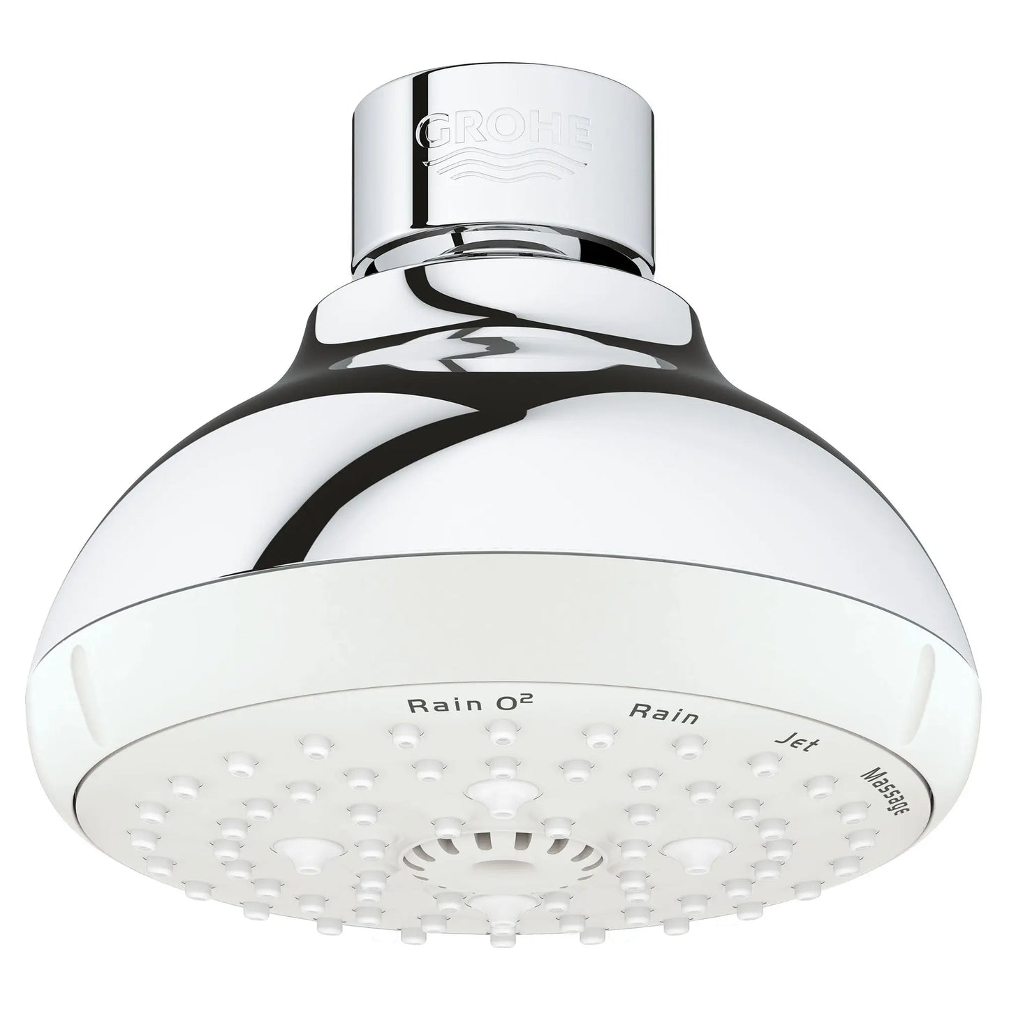 Grohe Tempesta 100 Shower Head, 4" - 4 Sprays, 6.6 L/min (1.75 gpm) - 26044