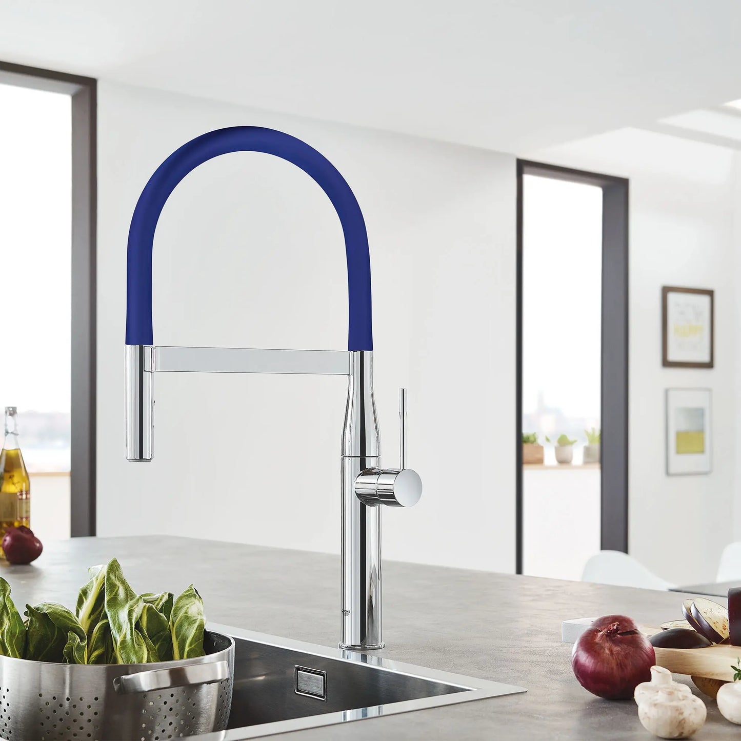 Grohe Essence Single-Handle Semi-Pro Dual Spray Kitchen Faucet (1.75 gpm) - 30295