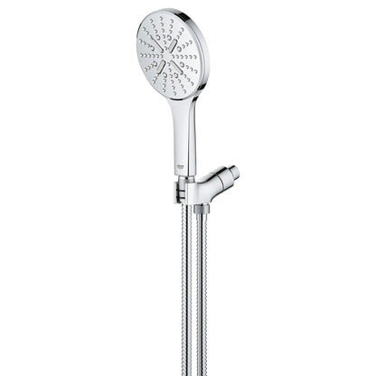 Grohe Rainshower SmartActive Hand Shower Kit - 3 Sprays, 6.6 L/min (1.75 gpm) - 26604