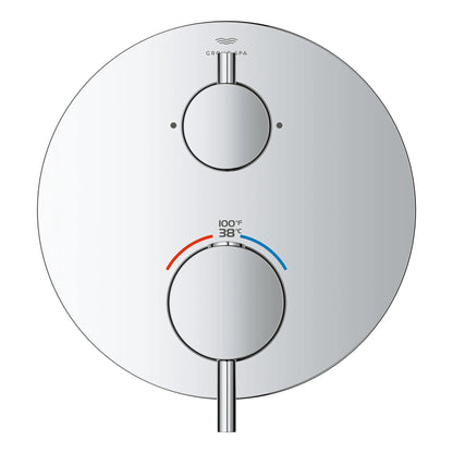 Grohe Atrio New Dual Function 2-Handle Thermostatic Valve Trim - 24361