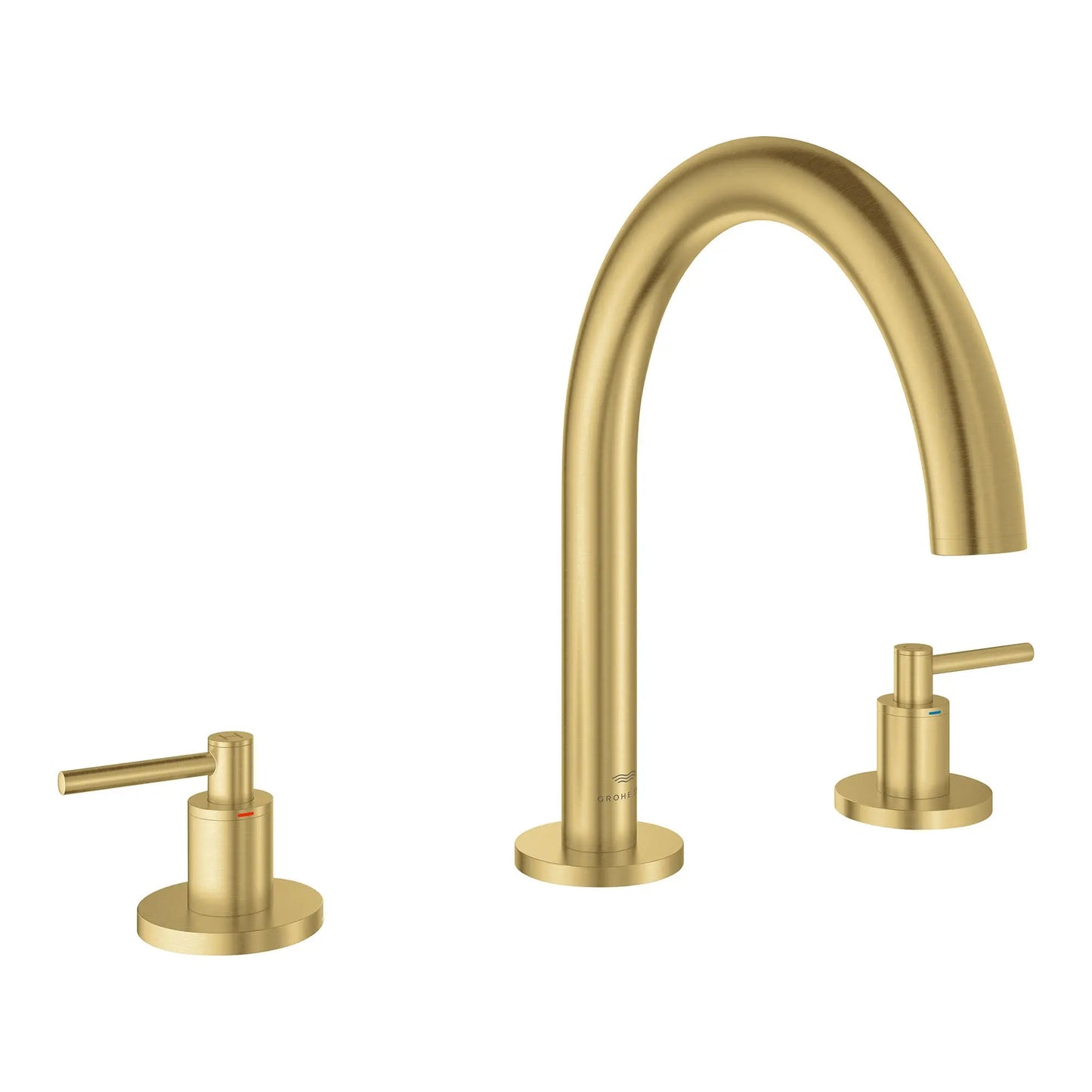 Grohe Atrio New 3-Hole 2-Handle Deck Mount Roman Tub Faucet without Handles - 25273