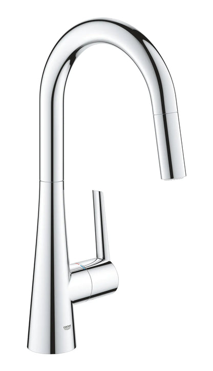 Grohe Zedra Single-Handle Pull Down Kitchen Faucet Dual Spray 6.6 L/Min (1.75 GPM)
