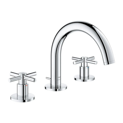 Grohe Atrio New 8-inch Widespread 2-Handle S-Size Bathroom Faucet without Handles, 1.2 GPM