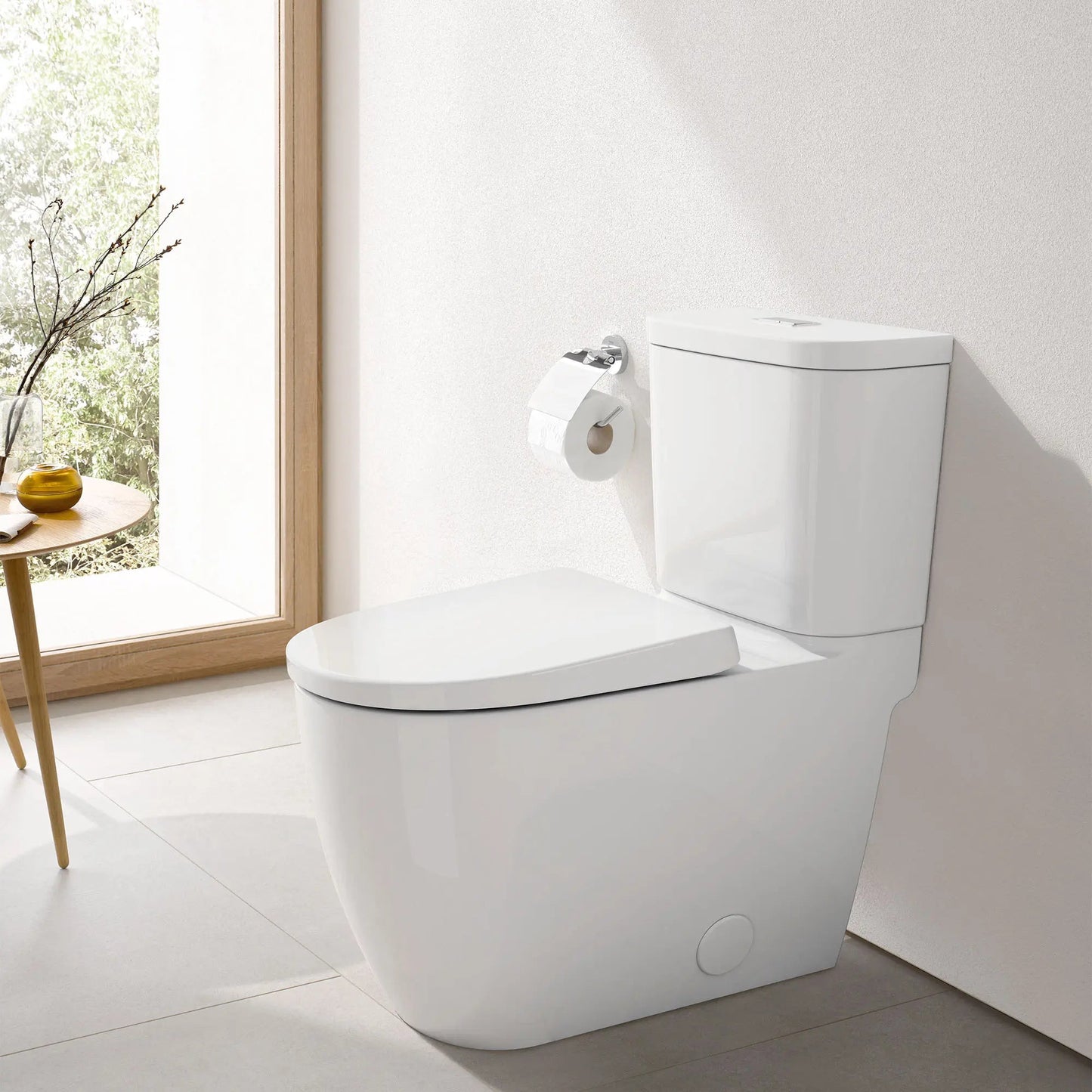Grohe Essence 2-Piece 4.8 Lpf (1.28 Gpf) Right-Hand Trip Lever Right Height Elongated Toilet - 39676