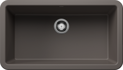 Blanco Ikon 33 Single Bowl Undermount Apron Front Silgranit Kitchen Sink