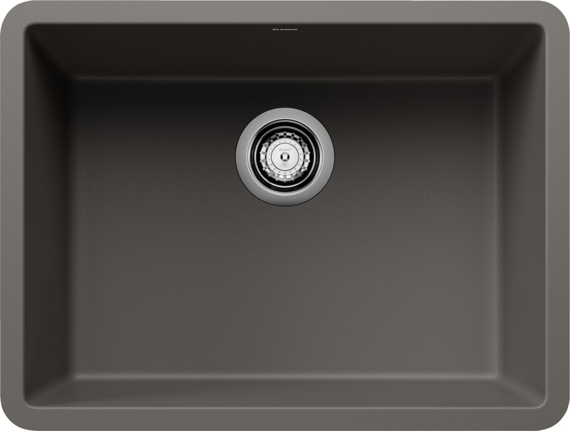 Blanco Precis 24 Single Bowl Undermount Kitchen Sink - Volcano Gray