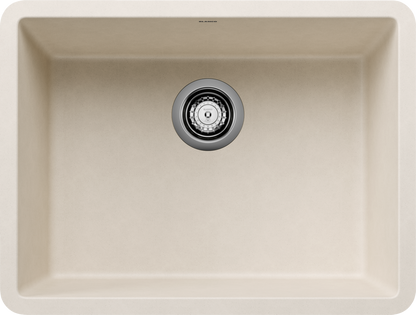 Blanco Precis 24 Single Bowl Undermount Kitchen Sink - Soft White