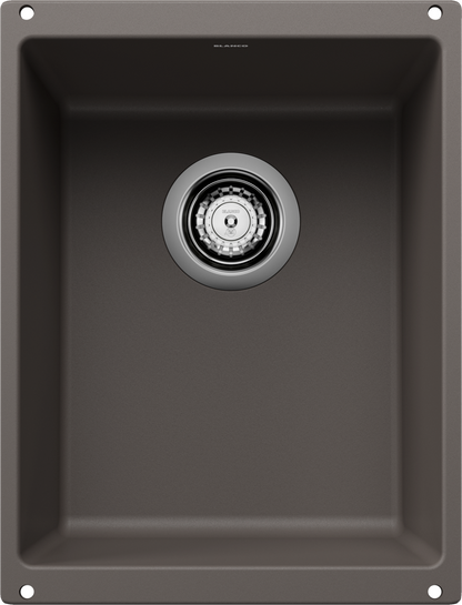Blanco Precis U Bar Silgranit Undermount Bar Sink - Volcano Gray