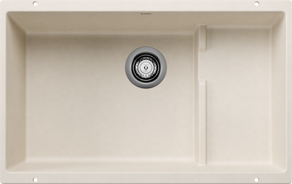 Blanco Precis Cascade Silgranit Undermount Kitchen Sink - Soft White