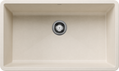 Blanco Precis U Super Single Undermount Kitchen Sink - Soft White