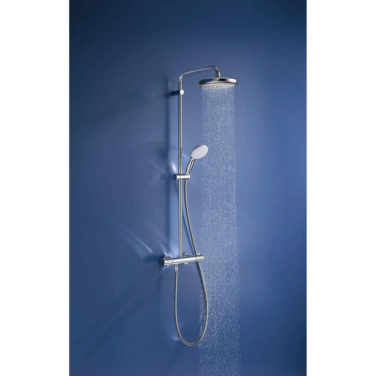 Grohe Tempesta 210 Shower Head, 8" - 1 Spray, 6.6 L/min (1.75 gpm) - 26409
