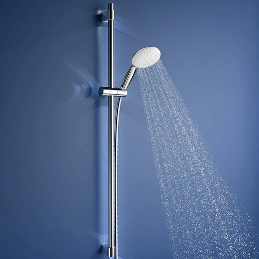Grohe Tempesta Round 110 24" Shower Rail Set, 3-Spray, 1.75 GPM - 26761