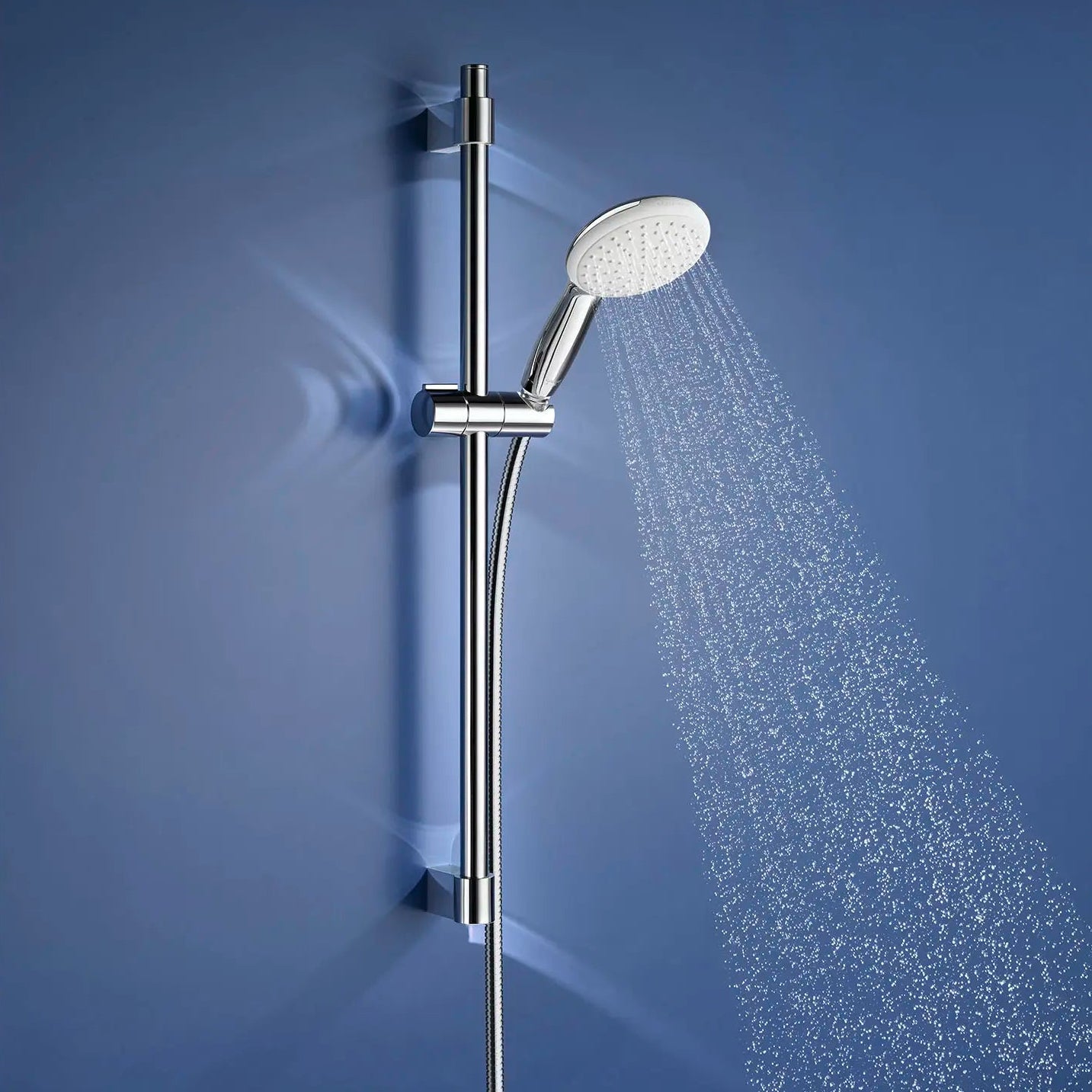 Grohe Tempesta Round 110 24" Shower Rail Set, 2-Spray, 1.5 GPM (5.7 L/min) - 26077