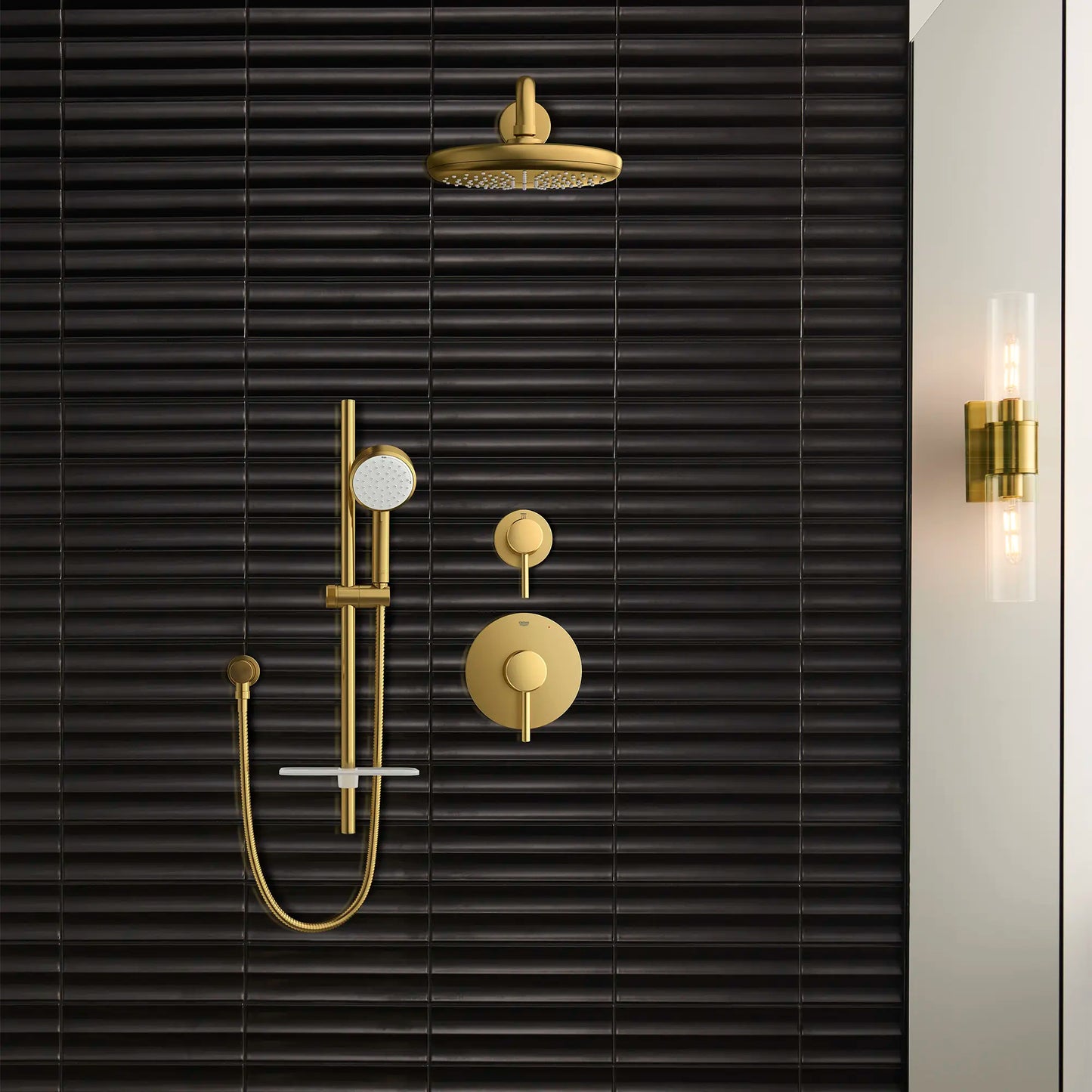 Grohe Tempesta 210 Shower Head, 8" - 1 Spray, 6.6 L/min (1.75 gpm) - 26409