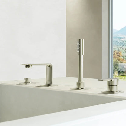 Grohe Allure New 4-Hole Single-Handle Deck Mount Roman Tub Faucet With 1.75 GPM Hand Shower