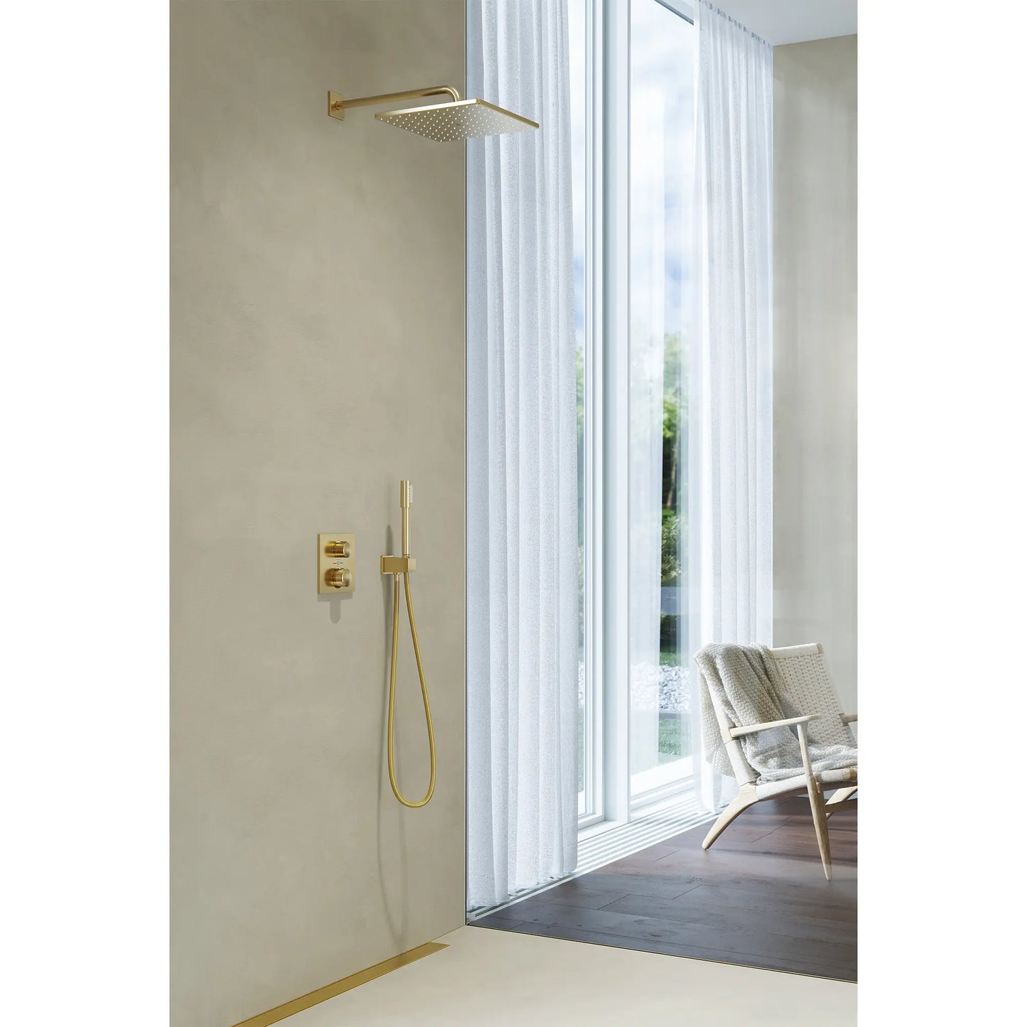 Grohe Rainshower 310 Mono Shower Head, 12" - 1 Spray, 6.6 L/min (1.75 gpm) - 26570