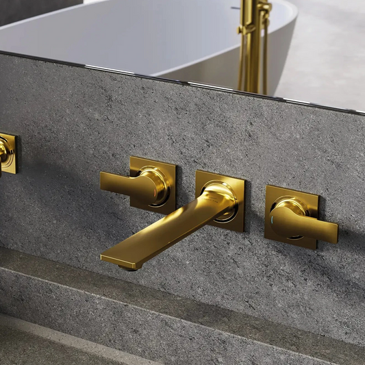 Grohe Allure New 2-Handle Wall Mount Bathroom Faucet, 1.2 GPM