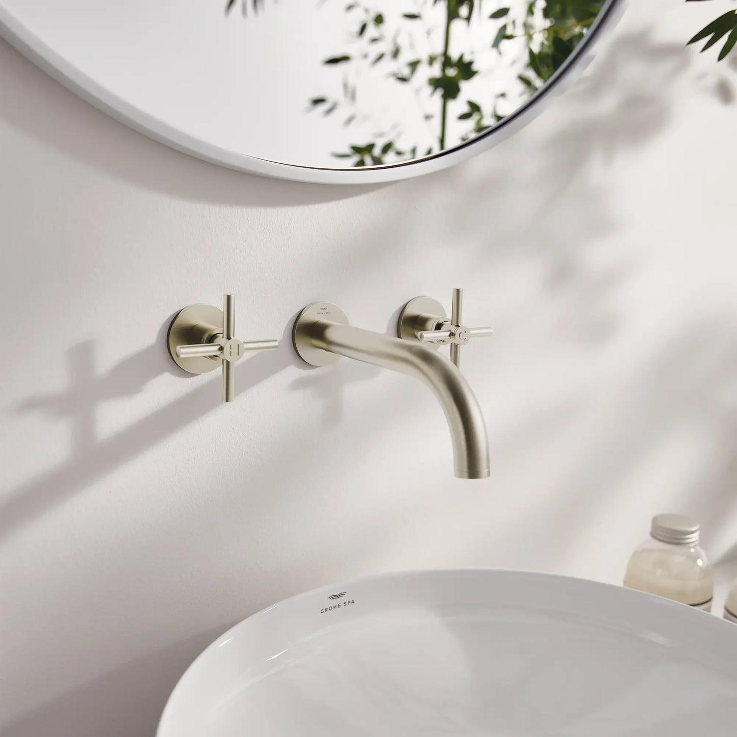 Grohe Atrio New Cross Handles for Bathroom Sink Faucet (Pair) - 14215