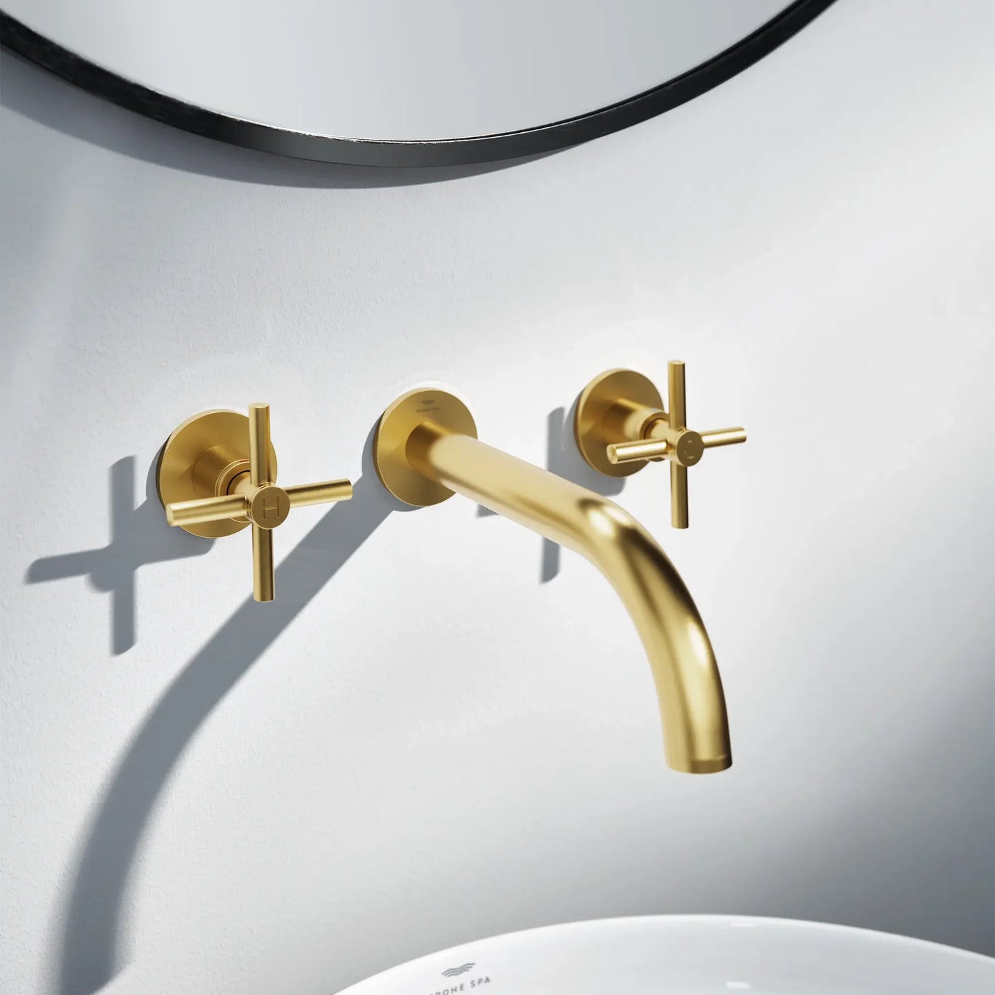 Grohe Atrio New Cross Handles for Bathroom Sink Faucet (Pair) - 14215